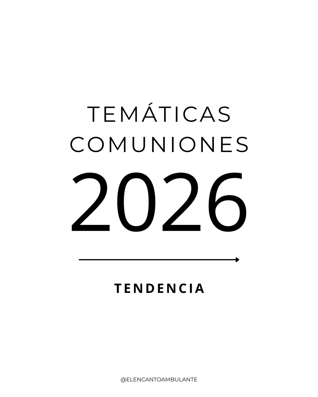 Temáticas Comuniones 2026 - Tendencias